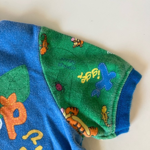 Disney Tigger Outdoor Bugs Snake Theme Short Sleeve Tee Size 2 Toddler - Picture 2 of 5